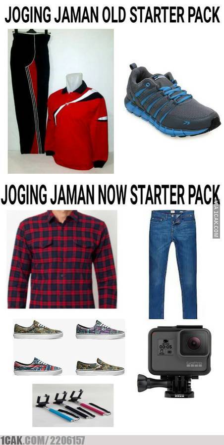 Meme dan Potret kocak ketika lari pagi ini bikin ngakak